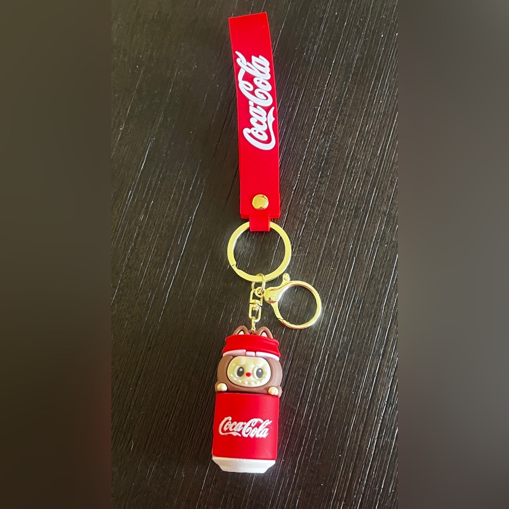 Coca-Cola Labubu Keychain